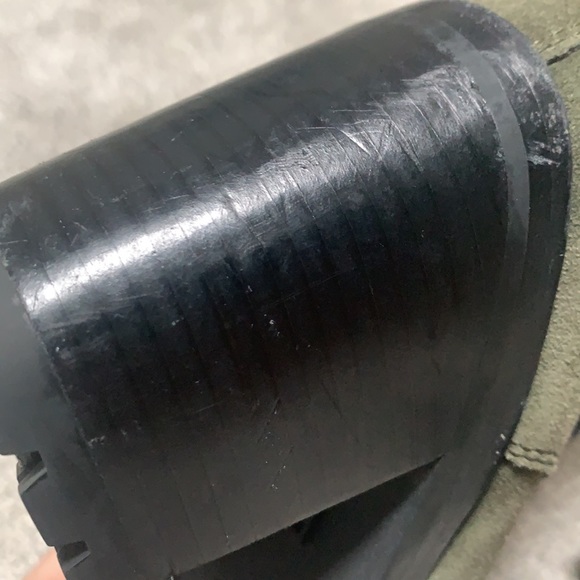 Frye Myra Lug Combat Boot, Olive Green Suede, Women’s Size 7 - Picture 6 of 6